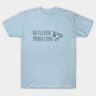 Battle Bird Productions logo (black) T-Shirt